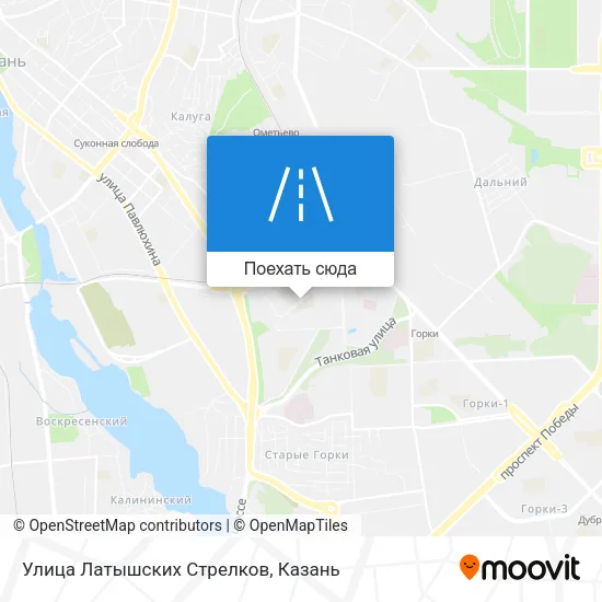 Карта Улица Латышских Стрелков