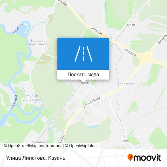 Карта Улица Липатова