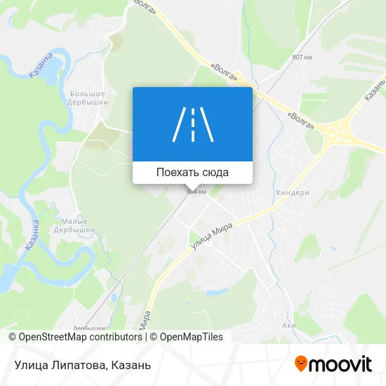 Карта Улица Липатова