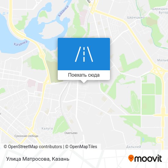 Карта Улица Матросова
