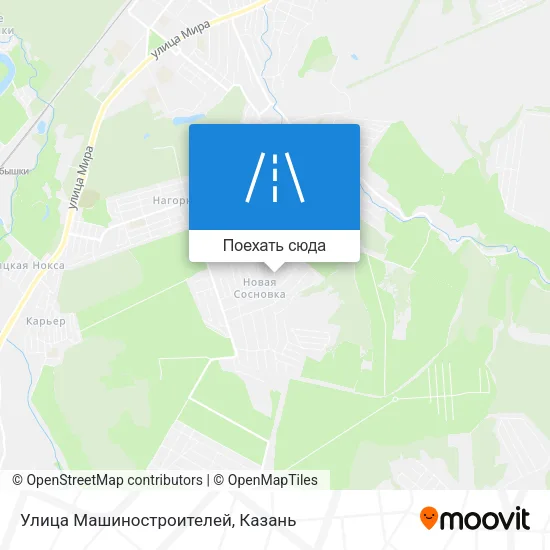 Карта Улица Машиностроителей