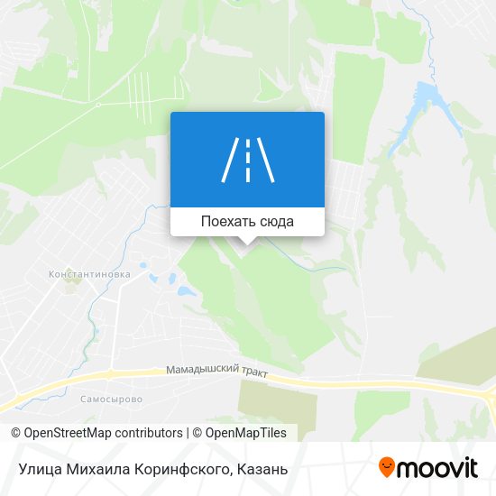Карта Улица Михаила Коринфского