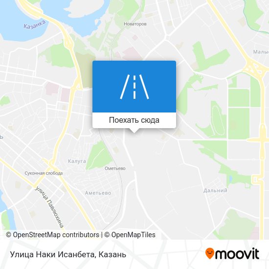Карта Улица Наки Исанбета