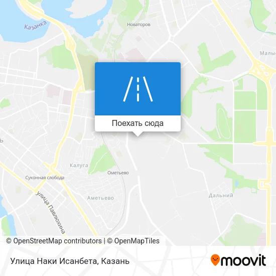 Карта Улица Наки Исанбета