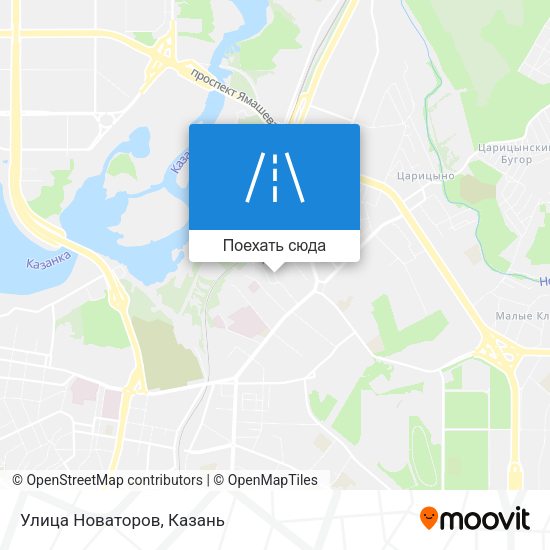 Карта Улица Новаторов