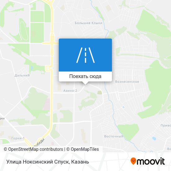 Карта Улица Ноксинский Спуск