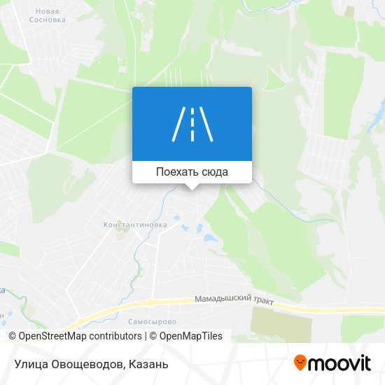Карта Улица Овощеводов