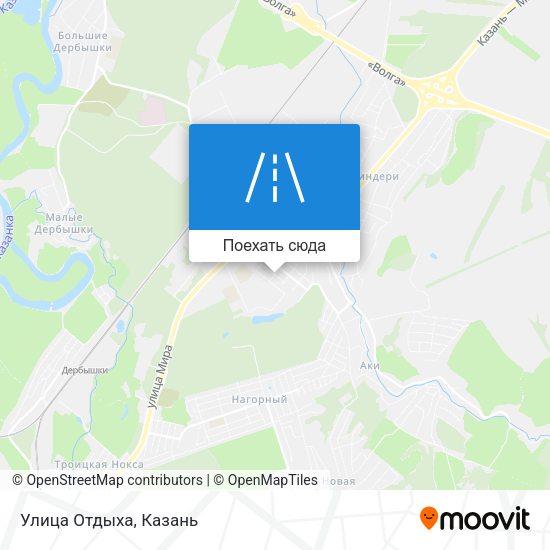 Карта Улица Отдыха