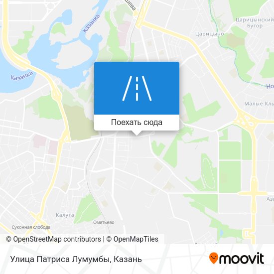 Карта Улица Патриса Лумумбы