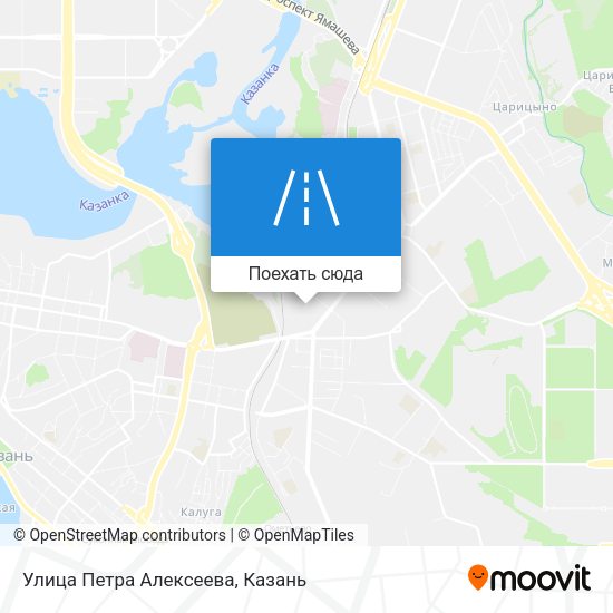 Карта Улица Петра Алексеева