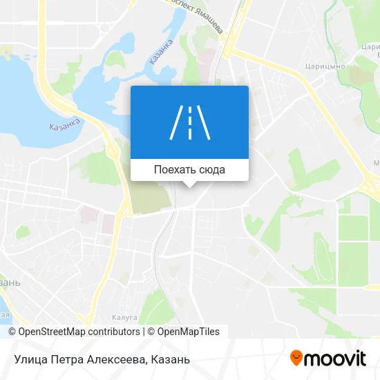 Карта Улица Петра Алексеева