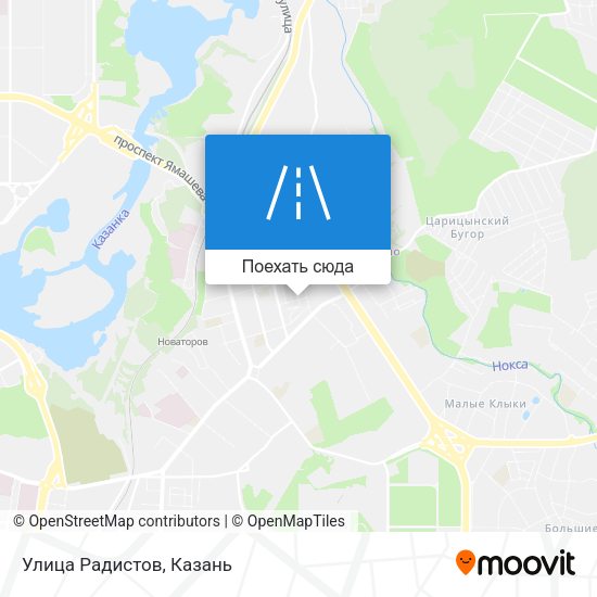 Карта Улица Радистов