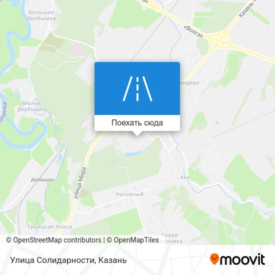 Карта Улица Солидарности