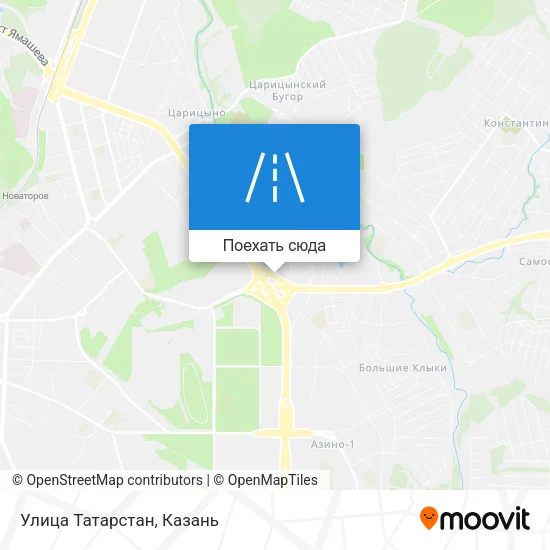 Карта Улица Татарстан