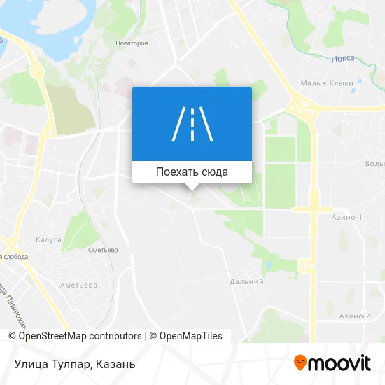 Карта Улица Тулпар
