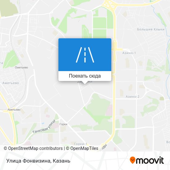Карта Улица Фонвизина