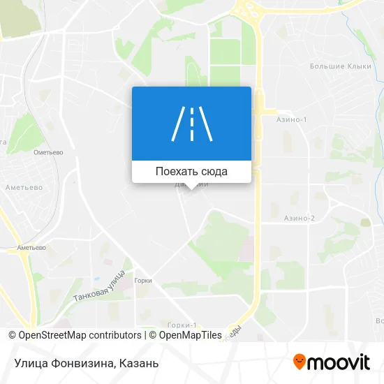 Карта Улица Фонвизина