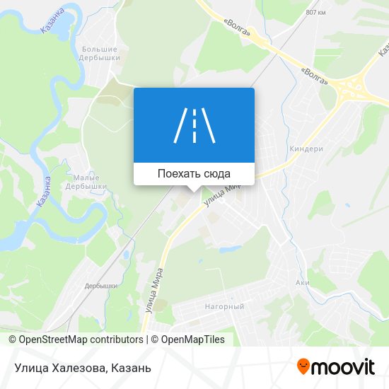Карта Улица Халезова