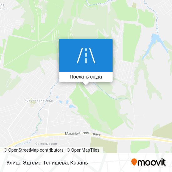 Карта Улица Эдгема Тенишева