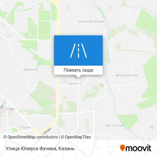 Карта Улица Юлиуса Фучика