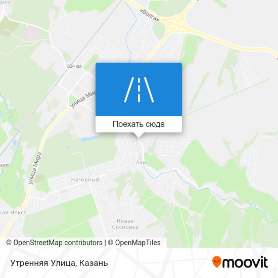 Карта Утренняя Улица