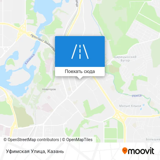 Карта Уфимская Улица