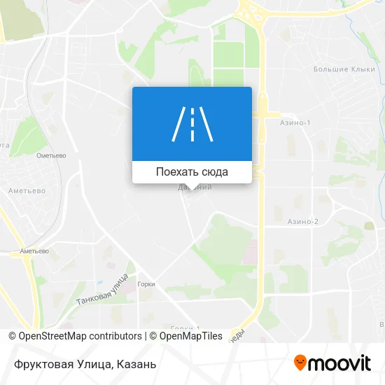 Карта Фруктовая Улица