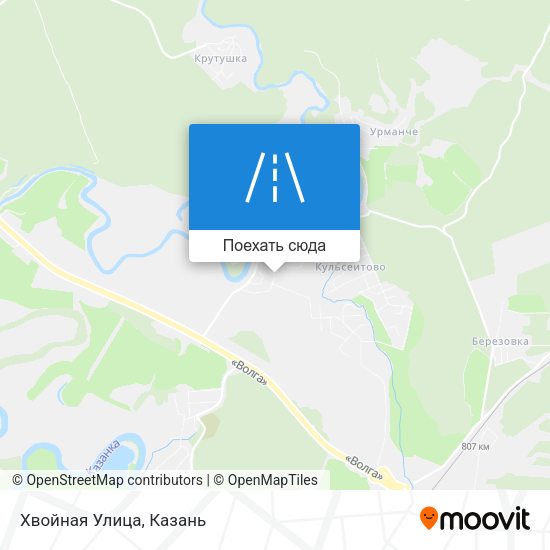 Карта Хвойная Улица
