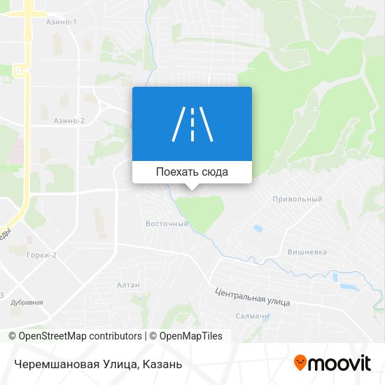 Карта Черемшановая Улица