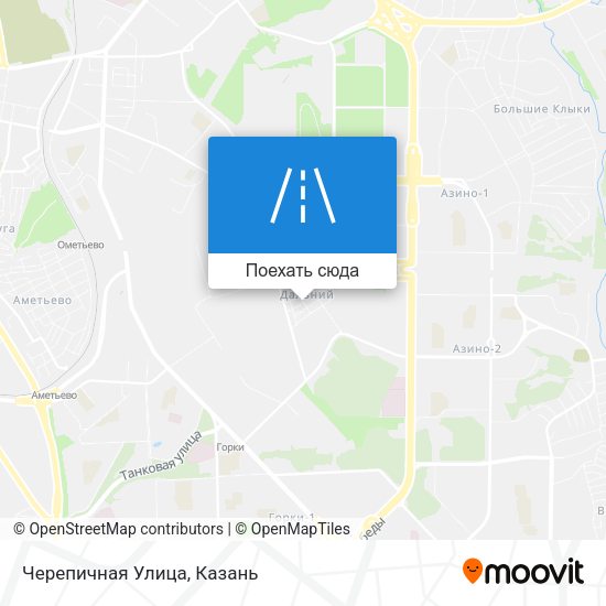 Карта Черепичная Улица