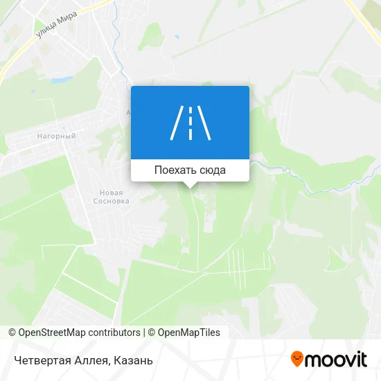 Карта Четвертая Аллея