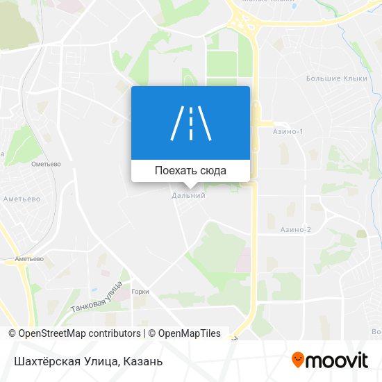 Карта Шахтёрская Улица