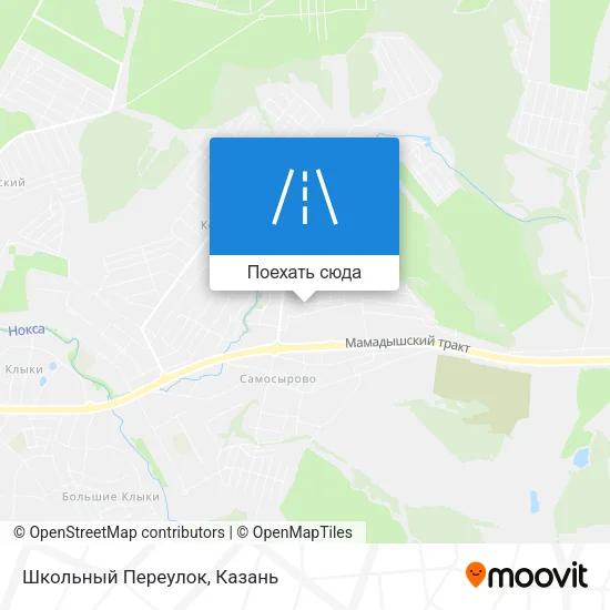 Карта Школьный Переулок