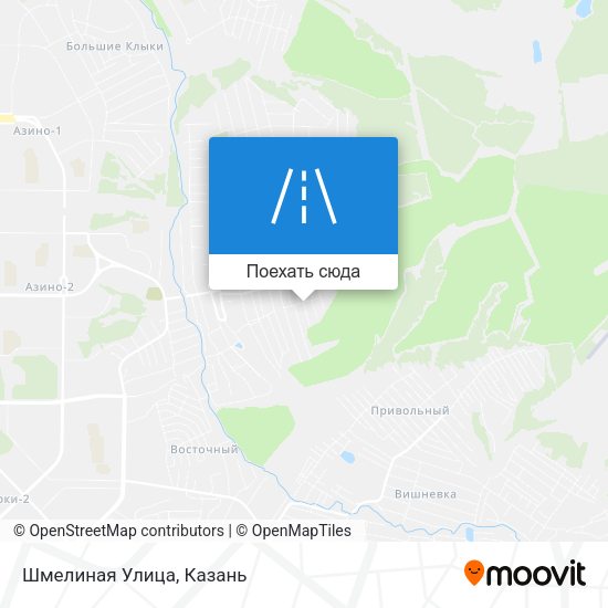 Карта Шмелиная Улица