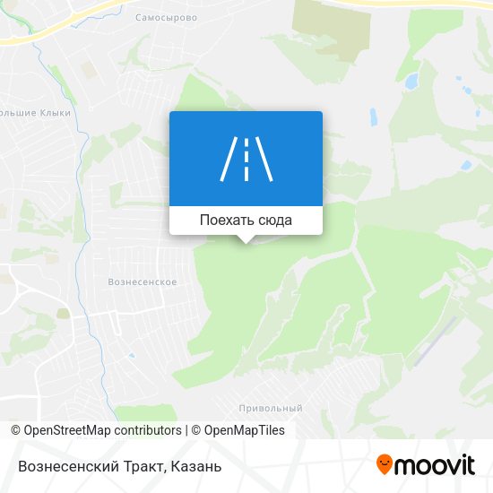 Карта Вознесенский Тракт