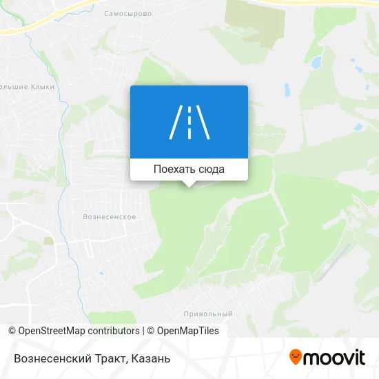 Карта Вознесенский Тракт