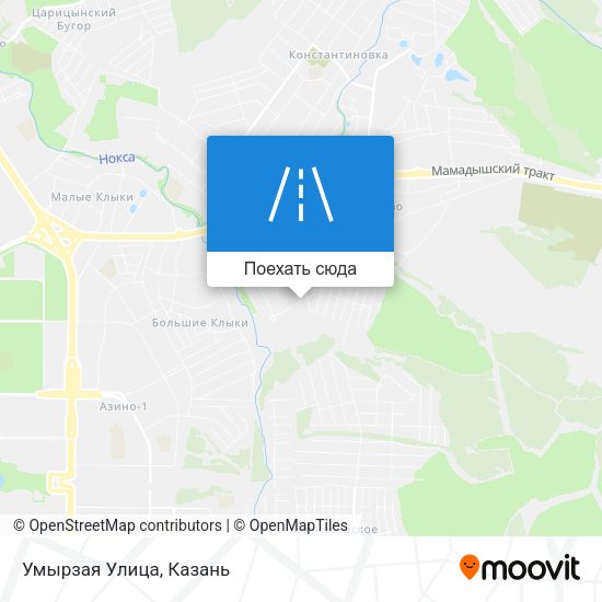 Карта Умырзая Улица