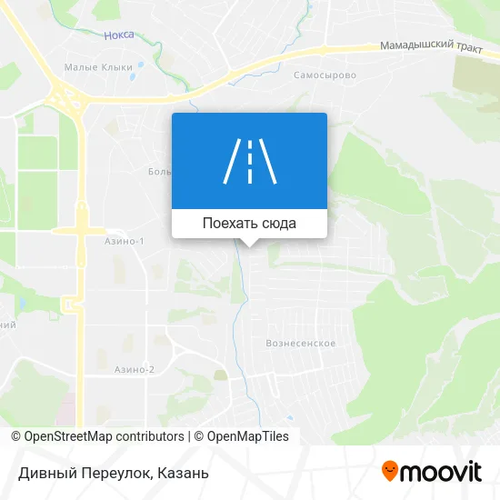 Карта Дивный Переулок