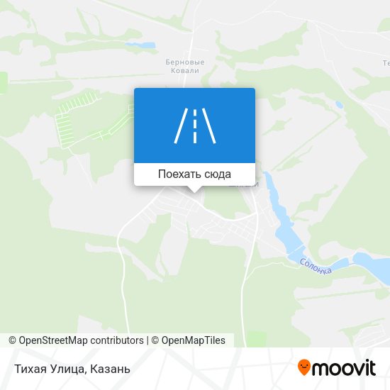 Карта Тихая Улица