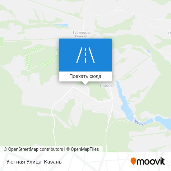 Карта Уютная Улица