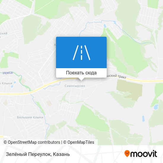 Карта Зелёный Переулок