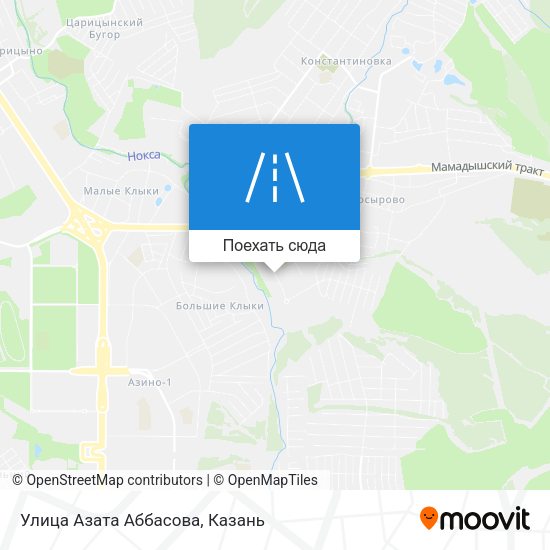 Карта Улица Азата Аббасова