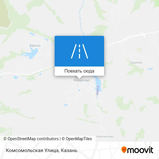 Карта Комсомольская Улица
