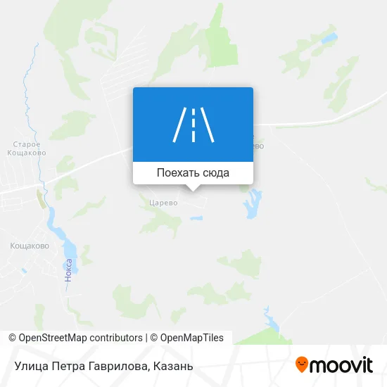 Карта Улица Петра Гаврилова