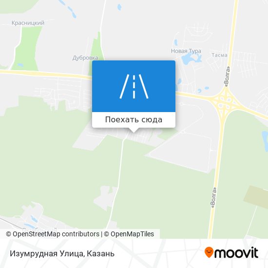Карта Изумрудная Улица