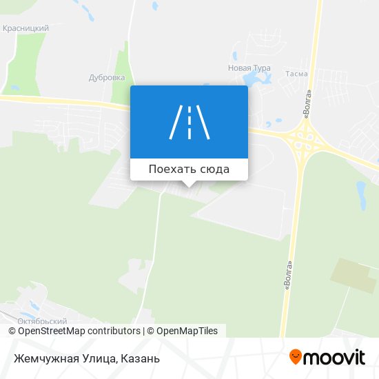 Карта Жемчужная Улица