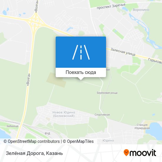 Карта Зелёная Дорога