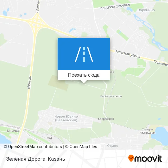 Карта Зелёная Дорога