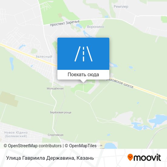 Карта Улица Гавриила Державина