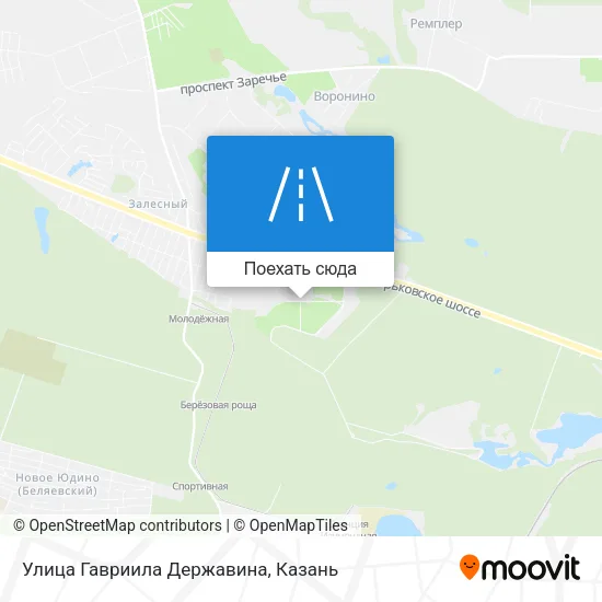 Карта Улица Гавриила Державина